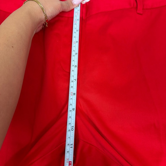 Vineyard Vines Red Tapered Pants Women's Size 12 - Picture 6 of 10
